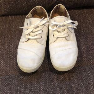 Toms Paseo lace ups (white)